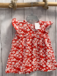 Preview:  Kleid Gr. 86  rot weiße Blumen