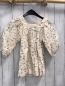 Preview: zara Kleid Gr. 92  beige bunte Blumen