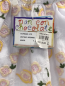 Preview: neu pan con Chocolate Kleid Gr. 68  weiß grüne Schleifen an den Schultern Stickerei