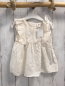 Preview: H&M Kleid Gr. 86  weiß Rüsschen