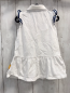 Preview: Steiff Kleid Gr. 86  weiß Kragen blaue Streifen an den Ärmeln
