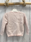 Preview: carrement beau Strickjacke Gr. 80  rosa Lochmuster glitzerfäden