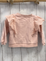 Preview: H&M Sweatjacke Gr. 92  rosa Rüschen mit Lochmuster