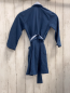 Preview: Cotton Juice Bademantel Gr. 104  petrol hellblau