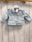 Preview: H&M Jeansjacke Gr. 68  hellblau Rüsschen