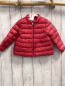 Preview: Moncler Jacke Gr. 74  rot gesteppt