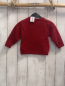 Preview: Sfera  Pullover  Gr. 80  rot Strick weißer Hund