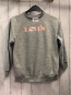 Preview: Levi´s  Pullover  Gr. 134  grau meliert rosa lachs weiße Schrift 
