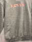 Preview: Levi´s  Pullover  Gr. 134  grau meliert rosa lachs weiße Schrift 
