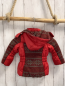 Preview: mexx Jacke Gr. 74  rot graues Schneeflockenmuster