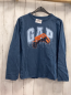 Preview: GAP  Langarmshirt  Gr. 140  blau Schrift orange Controller 