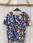 Preview: GAP T-Shirt  Gr. 158/164  creme bunte Schrift 