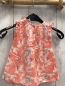 Preview:  Kleid Gr. 62  lachs weiß Blumen Kolibri