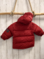 Preview: Timbertland  Winterjacke  Gr. 80  rot graue Schrift graues Fleecefutter Kapuze 