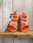 Preview: neu Decathlon  Badesandalen  Gr. 23  orange lachs Bund Blumen