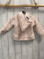 Preview: neu Coccodrillo  Strickjacke  Gr. 86  weiß bunt meliert Kapuze weißes Teddyfutter 