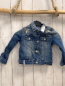 Preview: Review  Jeansjacke  Gr. 110  blau Jeans bunt bestickt 