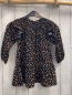 Preview: Zara  Kleid  Gr. 92  schwarz Struktur Blumen 