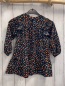Preview: Zara  Kleid  Gr. 92  schwarz Struktur Blumen 