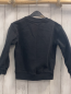 Preview: H&M  Pullover  Gr. 122/128  dunkelgrau mais Plüschball weiße Schrift 