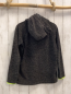 Preview:  Fleecejacke Gr. 146  schwarz grau meliert Kapuze