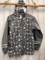 Preview: Scout  Regenjacke  Gr. 140  grau gummiert weiße Sterne 
