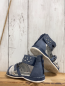 Preview: neu  Sandalen  Gr. 27  blau + silber + bunter Riemen silber Nieten an der Seite 