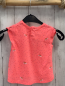 Preview: Zara  T-Shirt  Gr. 98  pink bunte Punkte silber Schrift 