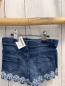 Preview: Bob der Bär  Shorts  Gr. 92  blau Jeans weiße Sticker 