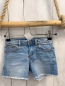 Preview: Zara  Shorts  Gr. 110  blau Jeans Fransensaum Bund verstellbar 