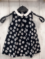 Preview: Obaibi Kleid  Gr. 68  schwraz weiße Kreise mit schwarzem Druck weißer Kragen