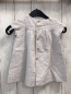 Preview: Zara  Kleid  Gr. 74  grau weiße Streifen gesmokt