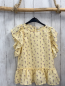 Preview: Name it  Sommerbluse  Gr. 146/152  gelbe Karos Blumen Rüschen 