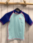 Preview: Mountain Warehouse  UV-Schutzshirt  Gr. 128  mint blau rote Nähte 