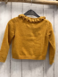 Preview:  Strickjacke Gr. 104  senf Rüsschen