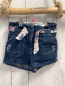 Preview: Sergent Major  Shorts  Gr. 92  blau Jeans weißer Gürtel mit Blumen 