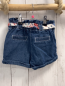 Preview: Sergent Major  Shorts  Gr. 92  blau Jeans weißer Gürtel mit Blumen 