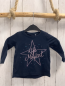 Preview: Name it  Langarmshirt  Gr. 80  blau altrosa Glitzerherz + -schrift bunte Punkte 