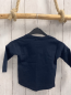 Preview: Name it  Langarmshirt  Gr. 80  blau silber Glitzerschrift 