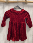 Preview: H&M  Kleid  Gr. 98  rot Samt 