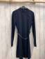 Preview: Tommy Hilfiger  Kleid  Gr. 176  blau mit blau rot weiß gestreiftem Gürtel 