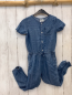 Preview: Zebralino  Jumpsuit  Gr. 116  blau Jeans 