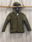 Preview: Vingino  Wendejacke  Gr. 110  oliv schwarzer Bund / beige schwarz braun leoprint 
