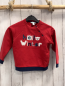 Preview: Obaibi Pullover Gr. 98  rot Buchstaben Tiere