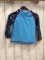 Preview:  UV-Schutzshirt Gr. 98  hellblau dunkelblau Fische