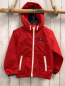 Preview: manguun Regenjacke Gr. 104  rot blauer Bund