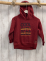 Preview: Blue Seven  Pullover  Gr. 104  weinrot Kapuze Schrift 