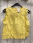 Preview: Only  Sommerbluse  Gr. 128  gelb Lochstickerei 