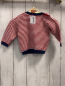Preview:   Pullover  Gr. 68  rot weiße Streifen blauer Bund Strick 