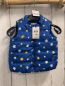 Preview: neu BluKids  Weste  Gr. 68  blau + weiß gelbe Sterne NP 14,99€ 